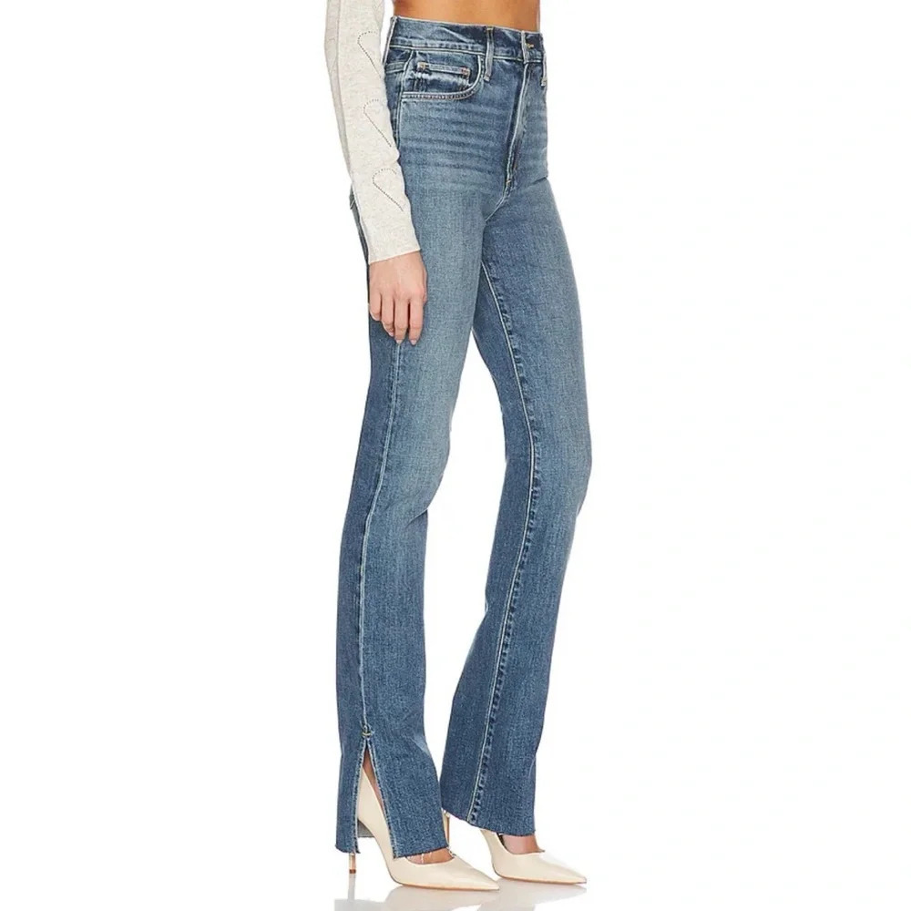 New Favorite Daughter The Valentina Tower Super High Rise Straight Leg Jeans 25